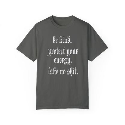 Be Nice Protect Your Energy Take No Shit Hoodie