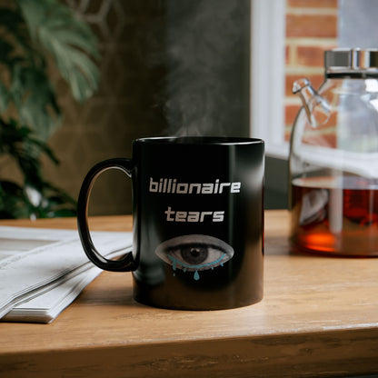 Billionaire Tears Black Coffee Mug