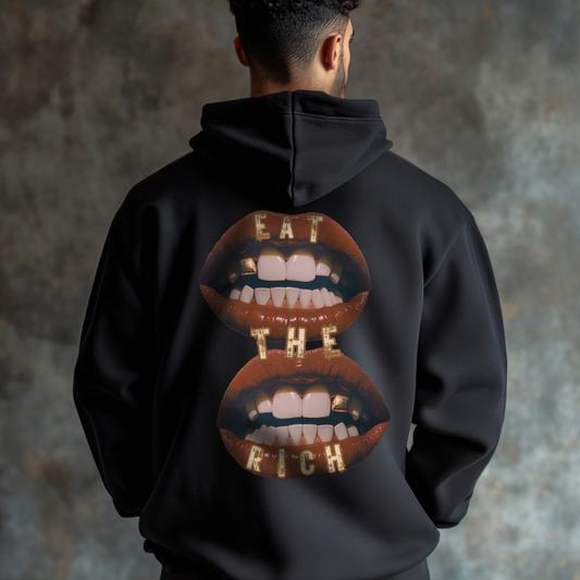 Eat the Rich Gold Tooth Hoodie