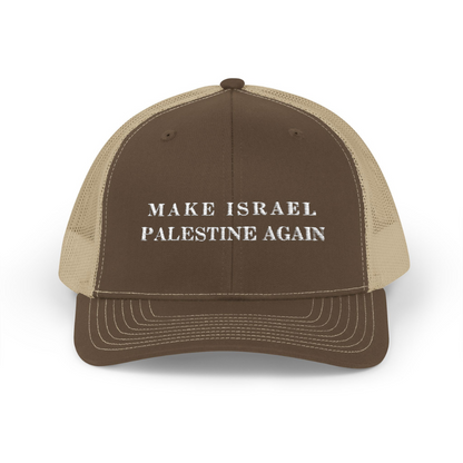 Make Israel Palestine Again Snapback Trucker Hat