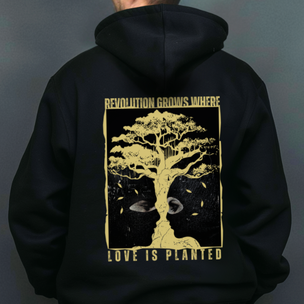 Revolution Grows Where Love is Planted Hoodie