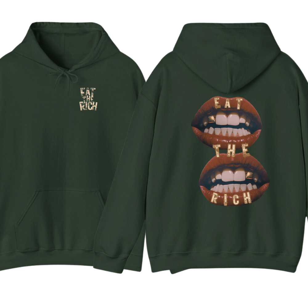 Eat the Rich Gold Tooth Hoodie