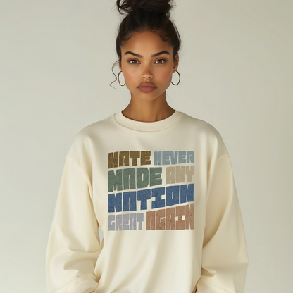 Hate Never Made Any Nation Great Again Long Sleeve Tshirt