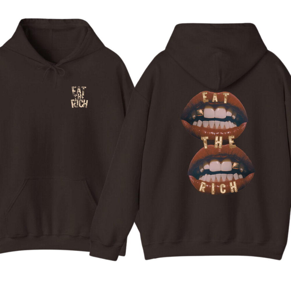 Eat the Rich Gold Tooth Hoodie