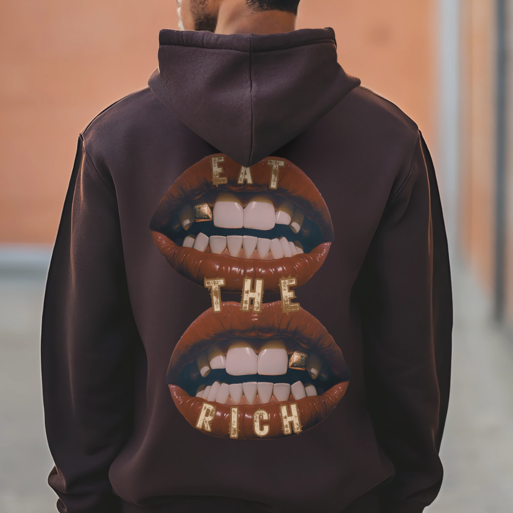 Eat the Rich Gold Tooth Hoodie