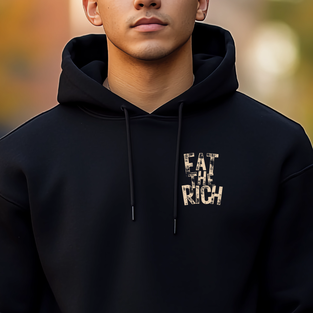 Eat the Rich Gold Tooth Hoodie