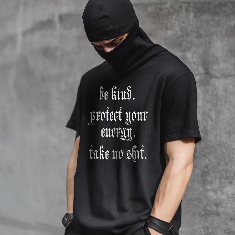 Be Nice Protect Your Energy Take No Shit Hoodie